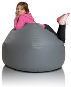 Sedací vak malá guľa sivá EMI