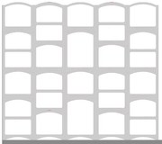 Zostava Bloc Cellier Castle bílá, kapacita fliaš: 318