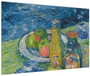 Obraz - Alexej von Jawlensky, Still Life with Bottles and Fruit, reprodukcia (90x60 cm)