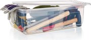 Keeeper Úložný box s vekom BEA Clearbox 30L, 59 x 39 x 18 cm