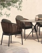 Záhradný set Borneo: stôl a 8 stoličiek