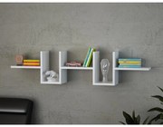 Nástenná polica ALONZA 20x130 cm biela