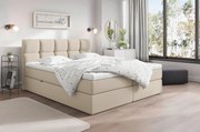 XXXLutz AMERICKÁ POSTEĽ, 180/200 cm, krémová Livetastic - Online Only spálne - 000298008601