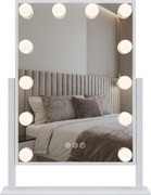 Rea Hollywood, LED zrkadlo, 30x40, biela, HOM-12023