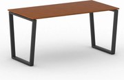 Kancelársky stôl PRIMO IMPRESS, 160x80 cm, čierna podnož, čerešňa