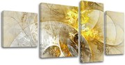 Obraz na plátne 4 dielny ABSTRAKT AB039E40