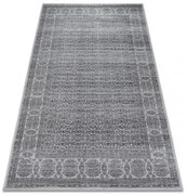 Koberec NOBIS 84302 strieborný/antracyt - Ramka