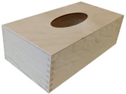 Drevená krabička na vreckovky KLASIK, 25 x 8 x 13 cm