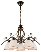 Lamkur Luster na reťazi RETRO II 5xE27/60W/230V LA03771