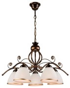 Luster na reťazi RETRO II 5xE27/60W/230V