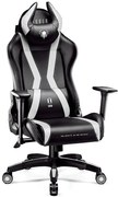 Otočné kreslo King Diablo X-Horn 2.0 čierna/biely