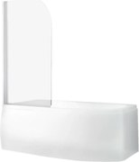 Roth Jednodielna vaňová zástena SCREEN PRO ROTH-Variant: šírka: 81 cm, orientácia: Uni - (SCREEN PRO - 4000688), ROTH-Profily: profily: biela, výplň:…