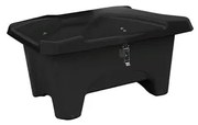 Vonkajší úložný box, 1110x750x745 mm, 280 L, čierna farba