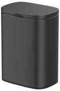 Čierny odpadkový kôš z nehrdzavejúcej ocele Wenko Sare