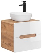 Kúpeľňová skrinka s umývadlom ARUBA White U60/3 | 60 cm