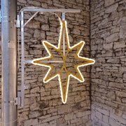 DECOLED LED svetelná hviezda pre VO 3D tlač, 43x55 cm, teplá biela