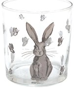 Pohárik na vodu so zajačikom Rustic Easter Bunny - Ø 8*9 cm/ 250ml