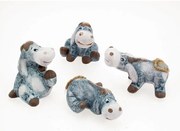 DEKORAČNÁ KERAMICKÁ FIGÚRKA OSOL 9CM VIACFAREBNÁ