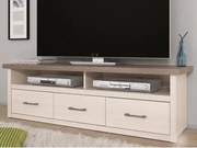 TV  skrinka Luca, dub/bielená pínia%