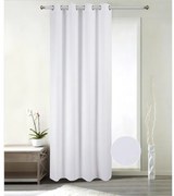 Závesy  na  priechodkách Zita  140x250   Blackout 19863 biele