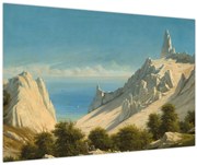 Obraz - Georg Emil Libert, View of Sommerspiret, the Cliffs of Møn, reprodukcia (90x60 cm)
