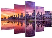 Obraz - Budhovia v západe slnka (150x105 cm)