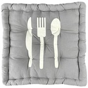 Podsedák MODERN šedá 42x42+8