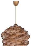 Luster na lanku RUCHE 1xE27/60W/230V ratan