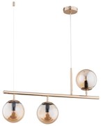 Luster na lanku ABAKUS 3xE14/40W/230V