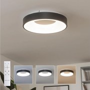 Brilagi - stmievateľné LED stropné svietidlo FALCON II LED/67W/230V priemer 40 cm čierne s diaľkovým ovládaním