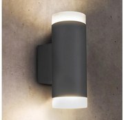 Brilagi - Vonkajšie nástenné svietidlo MATERA 2xGU10/30W/230V antracit IP54