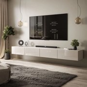 ZÁVESNÝ TV STOLÍK DAZIO KAŠMÍR LESKLÝ 250 cm