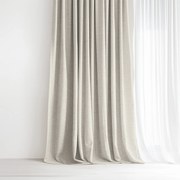 Goldea bavlnený záves - prírodný režný 140x150 cm