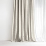 Goldea bavlnený záves - prírodný režný 220x150 cm