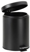 Bemeta Hotelové vybavení odpadkový kôš voľne stojací 5 l čierna mat 104315010