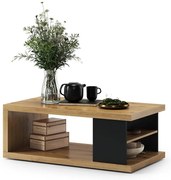 Konferenčný stôl s policou a úložným priestorom LORA dub artisan/čierna 5903631914751