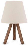 Stolná lampa AYD 1xE27/60W/230V béžová/hnedá