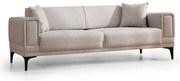 Třímístná rozkládací pohovka Horizon 230 cm ecru