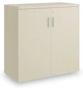 Nízka skriňa SimpleOffice 80 x 40 x 80 cm, breza