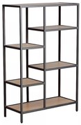 Regál Costa B 70 cm dub přírodní/černý