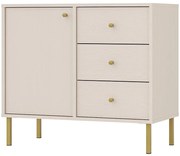 Komoda Tokyo 2  1F 3S pieskovo béžová 814