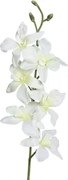 Umelá kvetina Orchidej 64 cm, krémová%