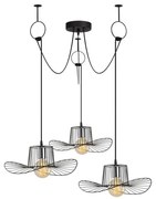 Luster na lanku TEL 3xE27/40W/230V pavúk