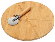 Doska na krájanie a servírovanie pizze + krájač Amanda, (fi) 32 cm