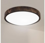 Brilagi - LED stropné svietidlo CARVALHO SLIM SMOKEY LED/36W/230V dub, priemer 37,5 cm