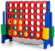 Jumbo súprava 4 v rade 119 cm veľká hra pre deti 4 v rade modrá