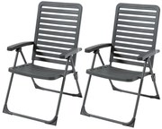 Livarno home Sklápacie kreslo, 2 kusy  (800006423)