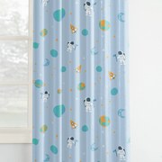 Goldea detský bavlnený záves - kozmonauti vo vesmíre 140x150 cm