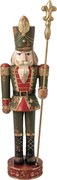 Vonkajšie vianočné dekorácie luskáčik Nutcracker – 39*30*131 cm
