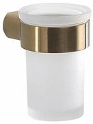 GEDY PI1088 Pirenei pohár, mliečne sklo/zlatá mat